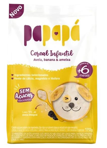 CEREAL PAPAPA AVEIA BAN E AMEIX SCH 170G