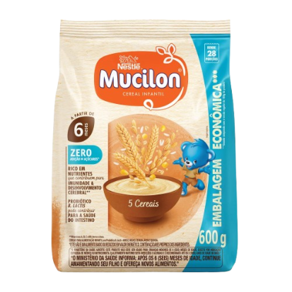 MUCILON NESTLE SACHET 600G 5 CEREAIS ZERO