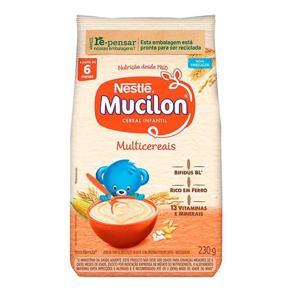 Mucilon Cereal Infantil 230G Multicereais