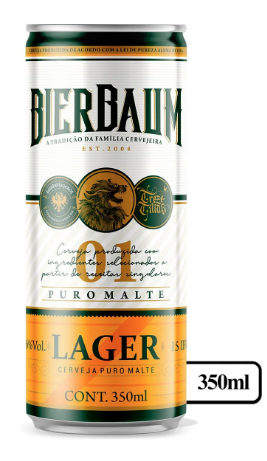 Cerveja Bierbaum Pilsen Lata 350ml