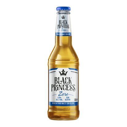 CERVEJA BLACK PRINCESS ZERO ALCOOL 330ML