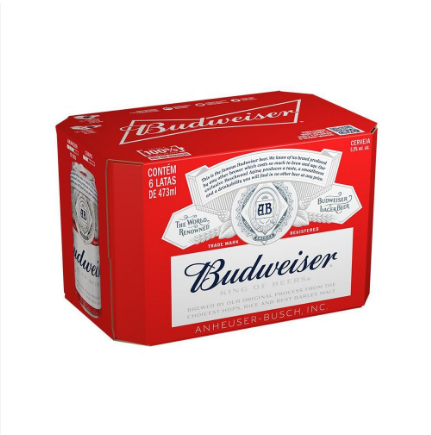 CERV LAGER BUDWEISER LT C/12 473ml PACK ECONOMICO