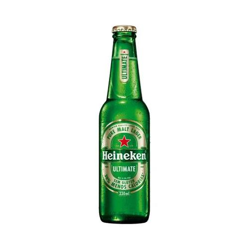 CERV HEINEKEN ULTIMATE S/ GLUTEN LN 330ML