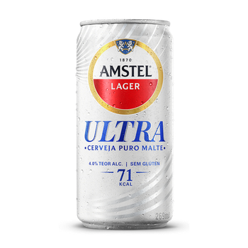 CERVEJA AMSTEL ULTRA PURO MALTE LT 269ML