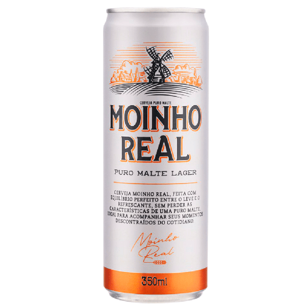 CERVEJA MOINHO REAL 350ML MULTIPACK C/15