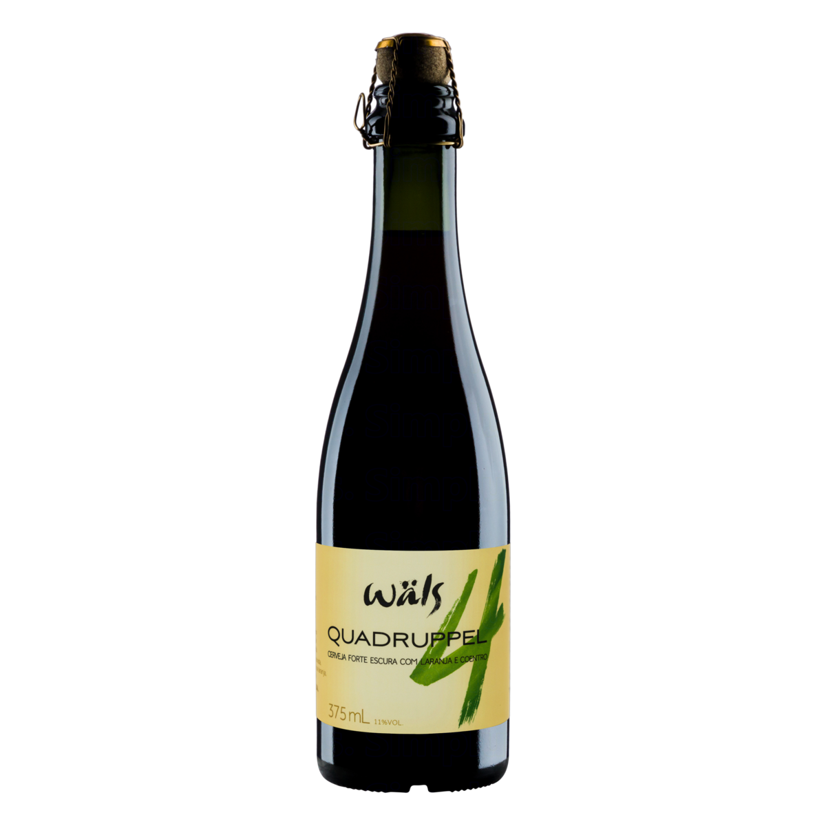 CERVEJA LONG NECK WALS QUADRUPPEL 375ML