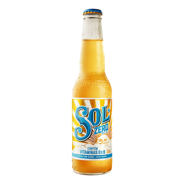 CERVEJA SOL PREMIUM LONG NECK 330ML ZERO