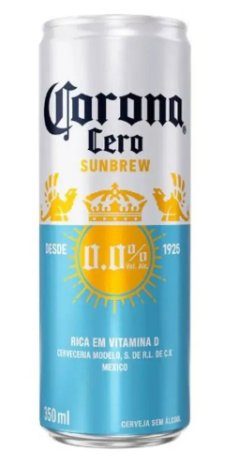 CERVEJA LATA CORONA 350ML ZERO
