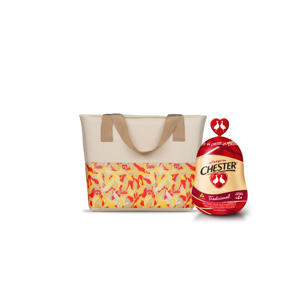 CESTA FELICIDADE CHESTER PERDIGAO + BOLSA GRATIS  - PES