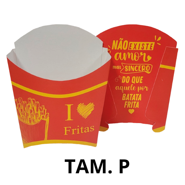 CESTINHA VERMELHO P/ BATATA TAM. P C/ 50 UN SALVI