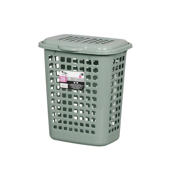 CESTO RISCHIOTO 30LT C TAMP CAPUCC AZUL