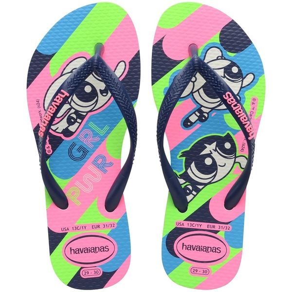 HAVAIANAS KIDS SL POWERPUFF GIRLS BRANCO 31/32