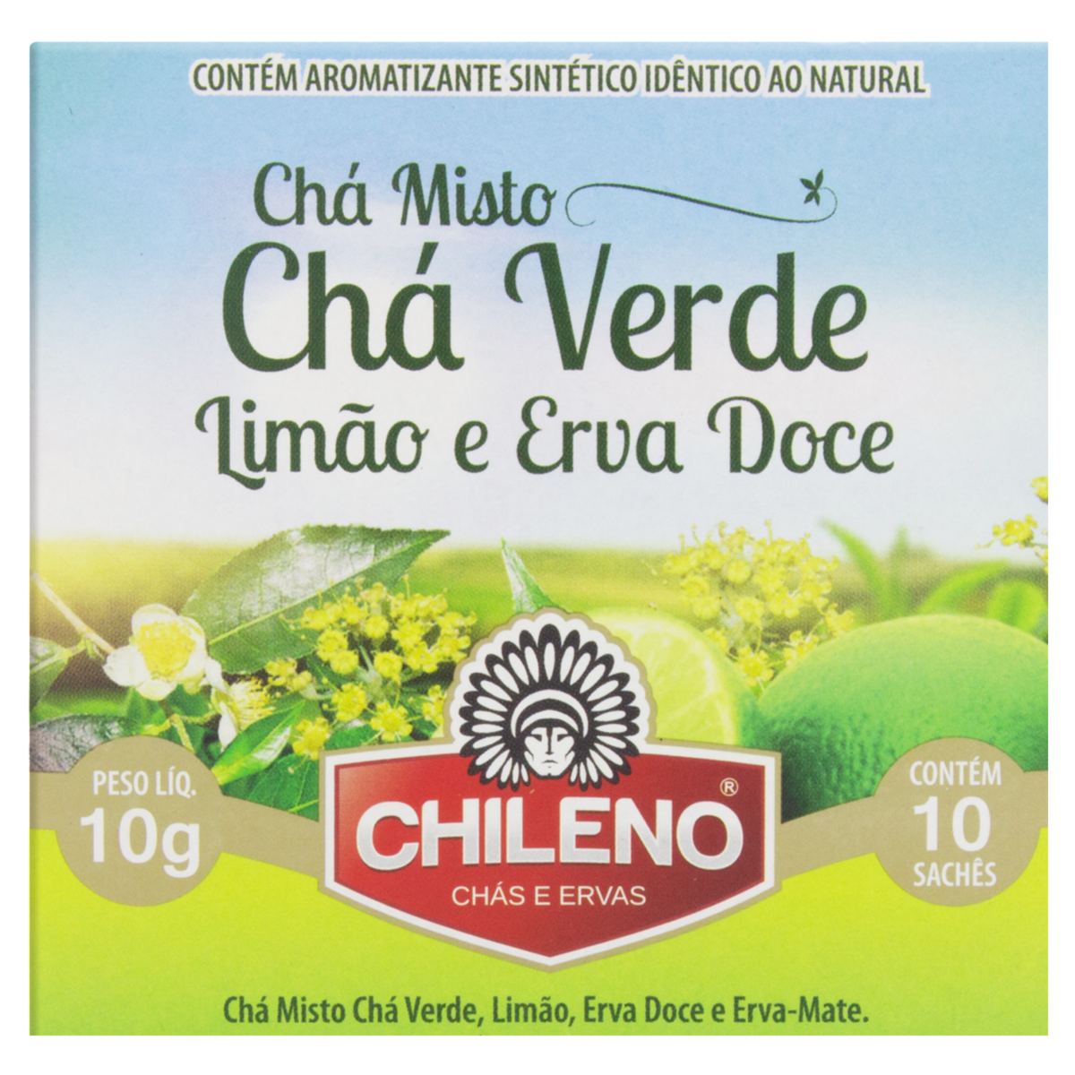 CHA CHILENO 10GR VERDE/LIMAO/E
