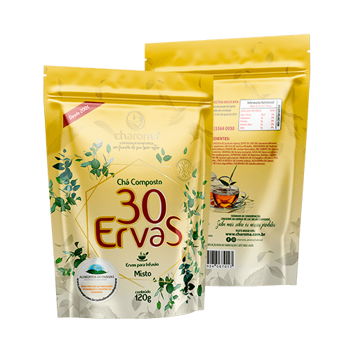 CHA MISTO 30 ERVAS CHAROMA 120G