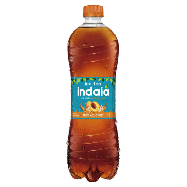 CHA PRETO INDAIA 1L PESSEGO