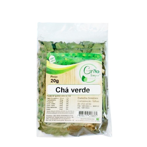 CHA VERDE GRAO TERRA 20G
