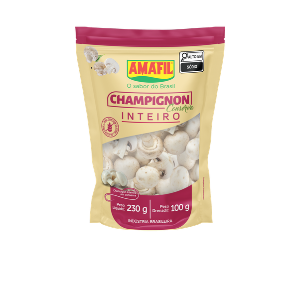 CHAMPIGNON INTEIRO AMAFIL 230G