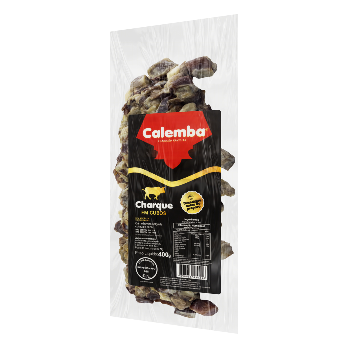 CHARQUE CALEMBA CB VAC 400G