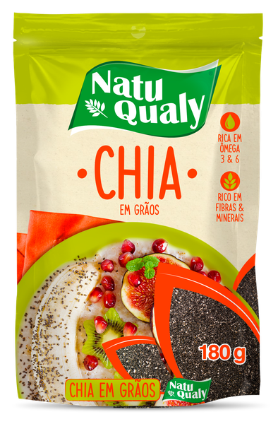CHIA EM GRAOS NATUQUALY 180G