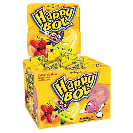 CHICLE HAPPY BOL MARACUJA 140G FLORESTAL