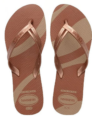 SANDALIA HAVAIANAS ELEGANCE ROSE GOLD UN