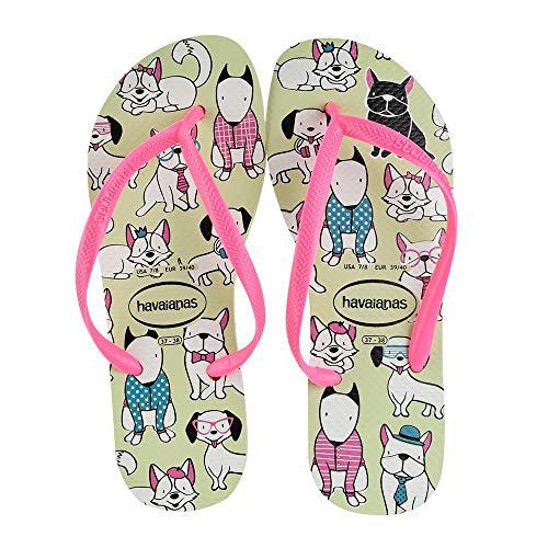 SANDALIA HAVAIANA SLIM PETS VERDE MACA 33/34