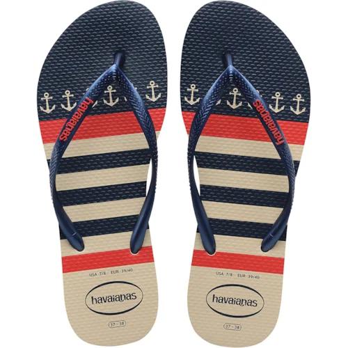 SAND SLIM HAVAIANAS VISUALS FC 39/40 BG PALHA
