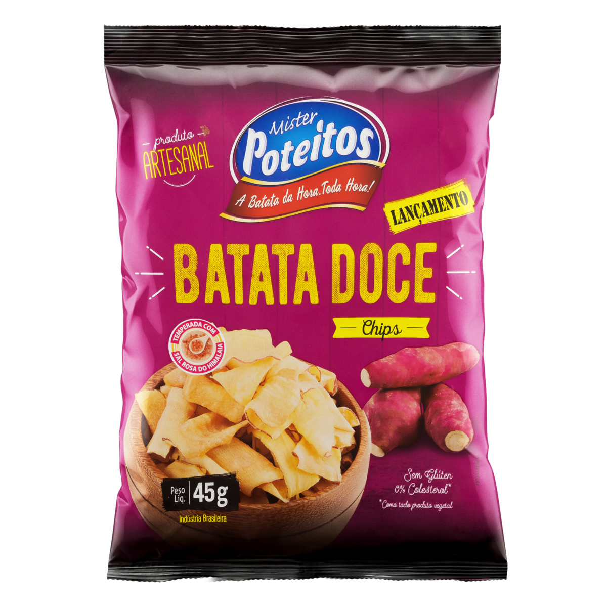 BATATA DOCE CHIPS MISTER POTEITOS 45G