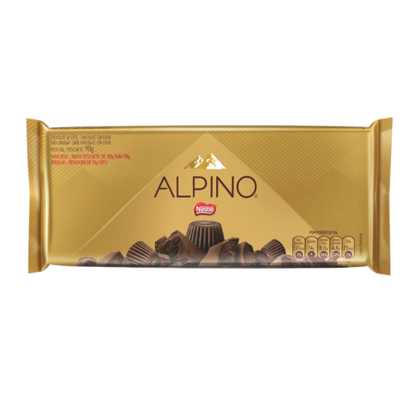 CHOCOLATE AO LEITE ALPINO NESTLÉ 80G