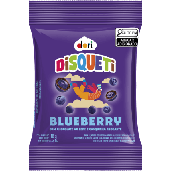 DISQUETI CHOCO BLUEBERRY CONF 18G ~