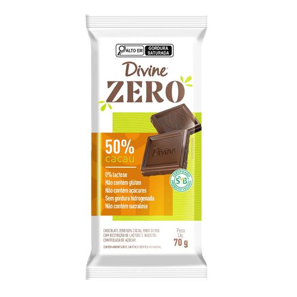 BARRA CHOC ZERO MEIO AMARGO 50% CACAU