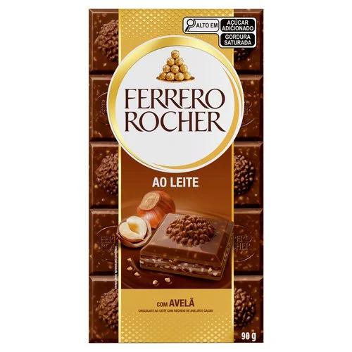 TABLETE FERRERO ROCHER AO LEITE 90G