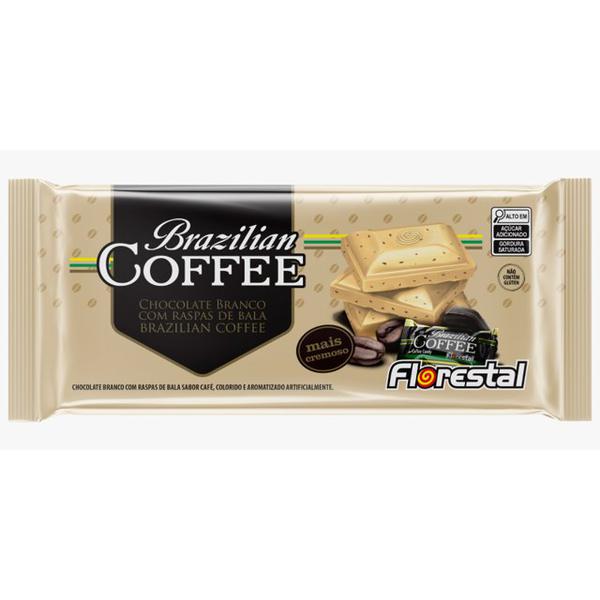 CHOC.FLORESTAL 80G COFFEE BRANCO