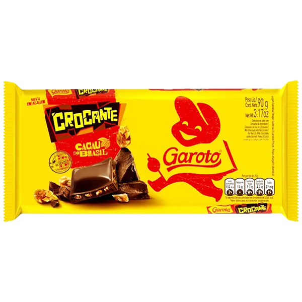 CHOCOLATE GAROTO RECH CROCANTE 90G