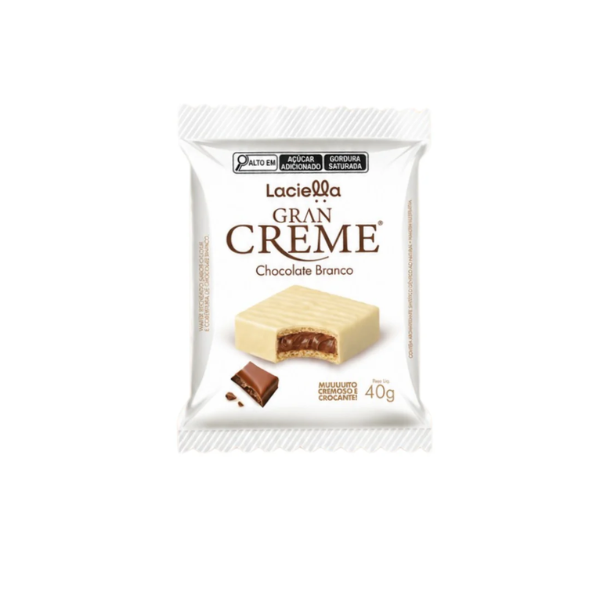CHOC GRAN CREME LACIELLA 40G CH.BRANCO