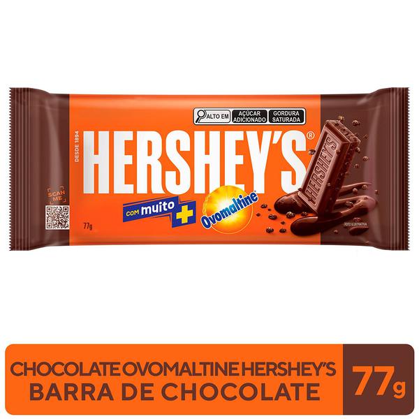 BARRA CHOC HERSHEYS OVOMALTINE PASCOA 77G