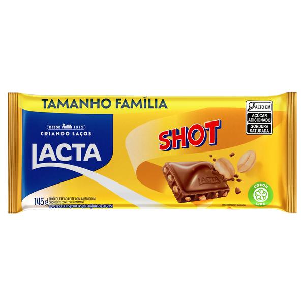 CHOC LACTA 145G SHOT
