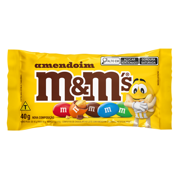 CHOCOLATE M&M 18G AMENDOIM