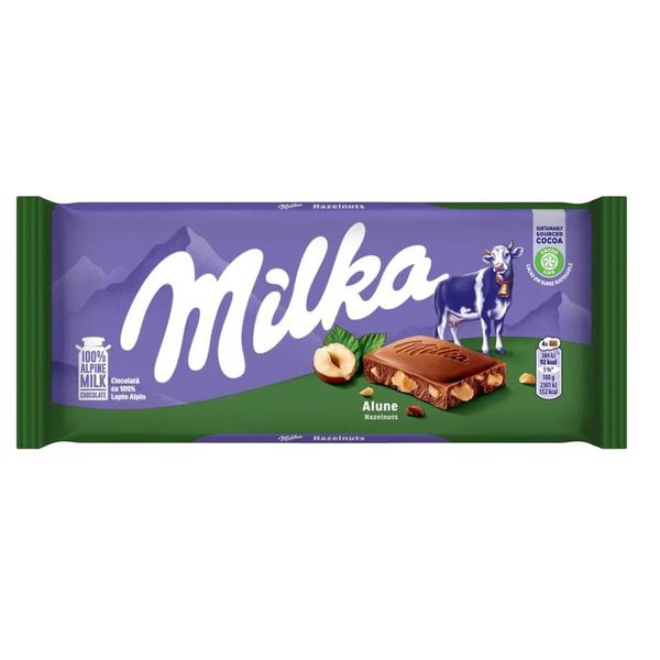 CHOC BRR MILKA HAZELNUT 90G