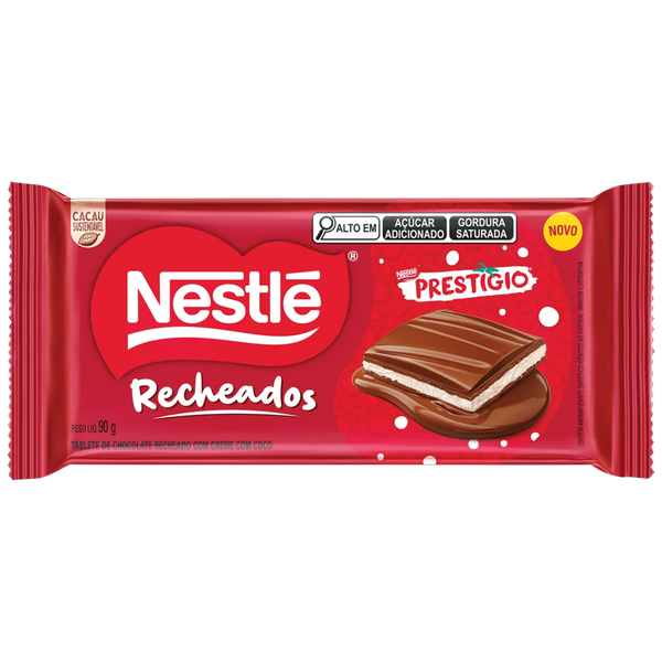 BARRA DE CHOCOLATE RECHEADA PRESTIGIO NESTLE 90G