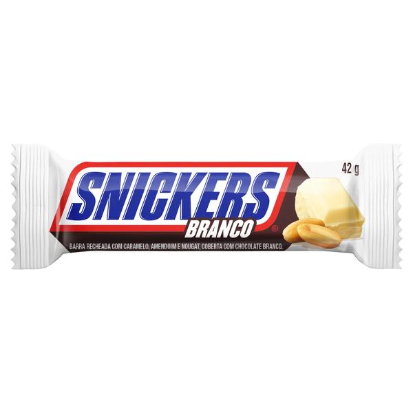 BARRA DE CHOCOLATE BRANCO SNICKERS 40G