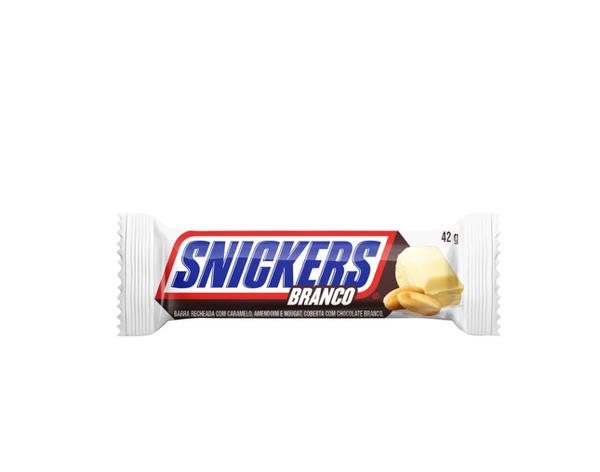 CHOC SNICKERS WHITE 42G
