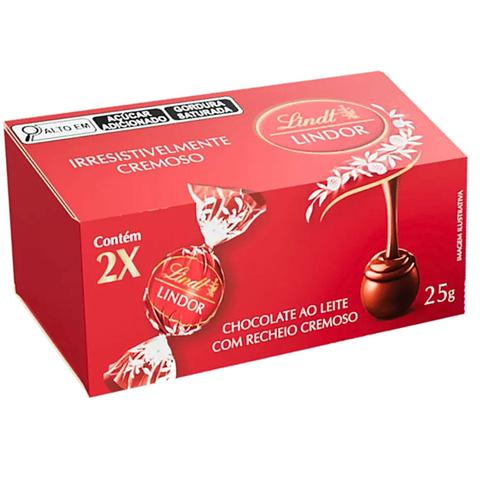 BOMBOM LINDOR DUO AO LEITE 25GR