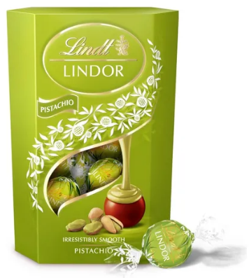 CHOC.LINDT LINDOR CX 200G PISTACHE