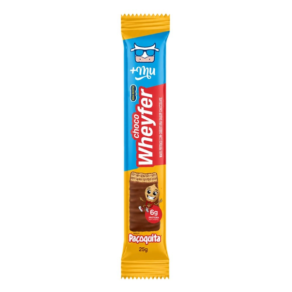 BARRINHA CHOCO WHEYFER PACOQUITA 25G MAIS MU