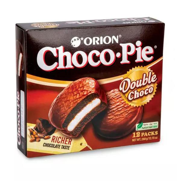 BOLO ORION CHOCO PIE 180G C/6UN DOUBLE CHOCO