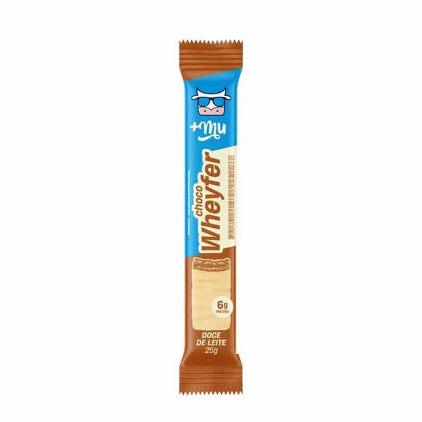 CHOCO WHEYFER MAIS MU 25G DOCE DE LEITE