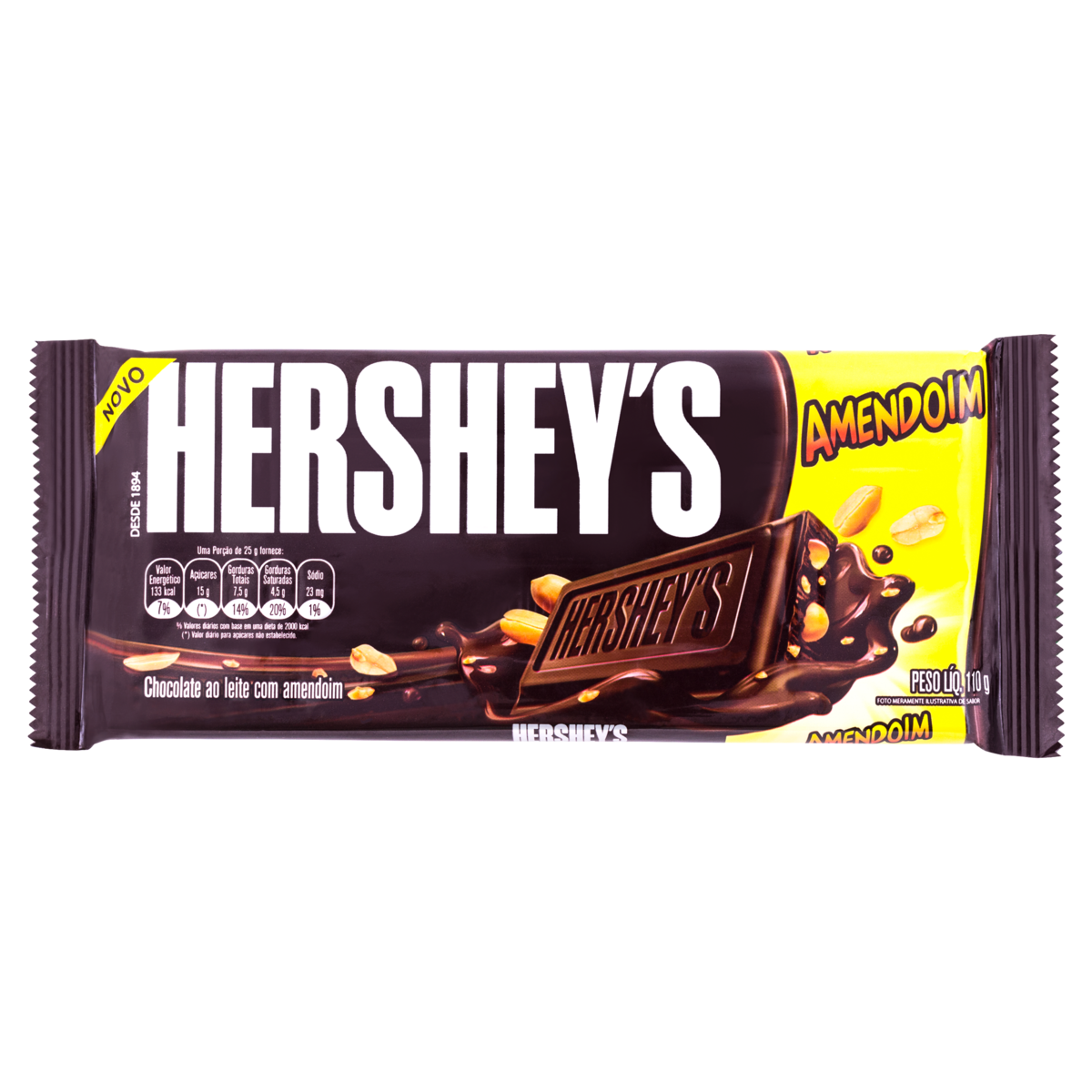 CHOCOLATE HERSHEYS REG.85G AMENDOIN