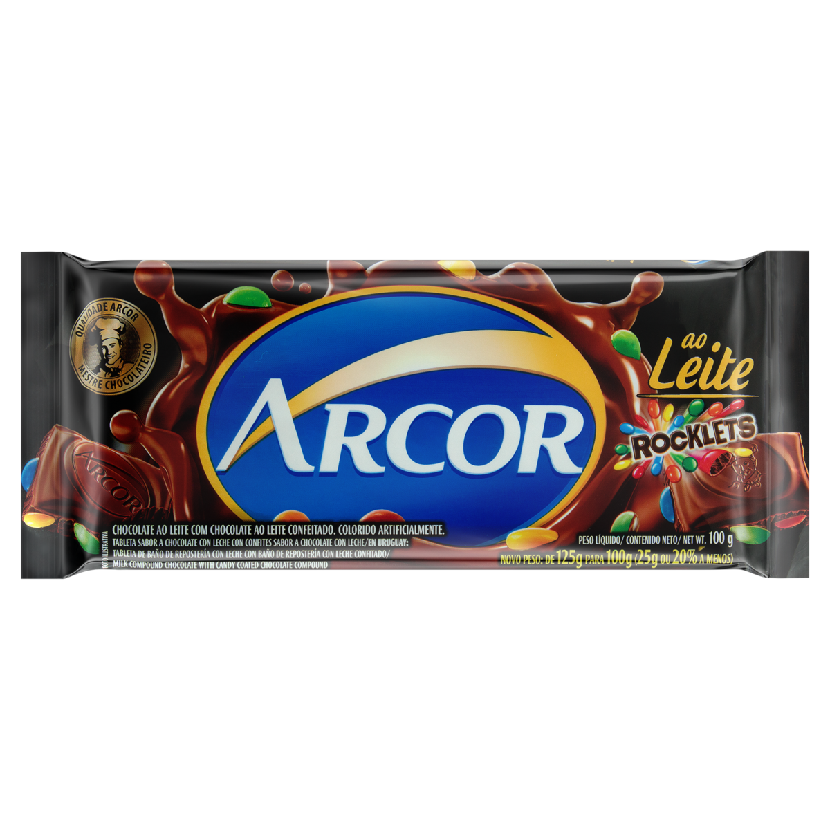 Choc.Arcor 80g Rocklets