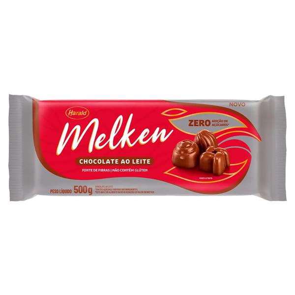 CHOCOLATE MELKEN AO LEITE ZERO ACUCAR  500G